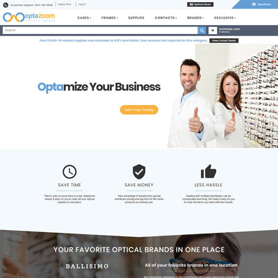 Optazoom Homepage
